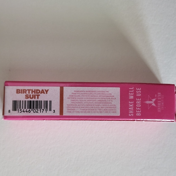 Jeffree Star Velour Liquid Lipstick Birthday Suit Peachy Pink Nude - Picture 7 of 7